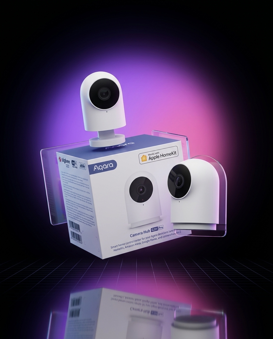 Aqara Camera Hub G2H Pro CH-C01 kamera 1080p z hubem Zigbee 3.0 i HomeKit — ujęcie 1