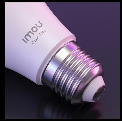 IMOU B5 CL1B-5-E27 żarówka smart LED Wi-Fi 9W 806lm E27 16 mln kolorów Alexa Google Home — ujęcie 4