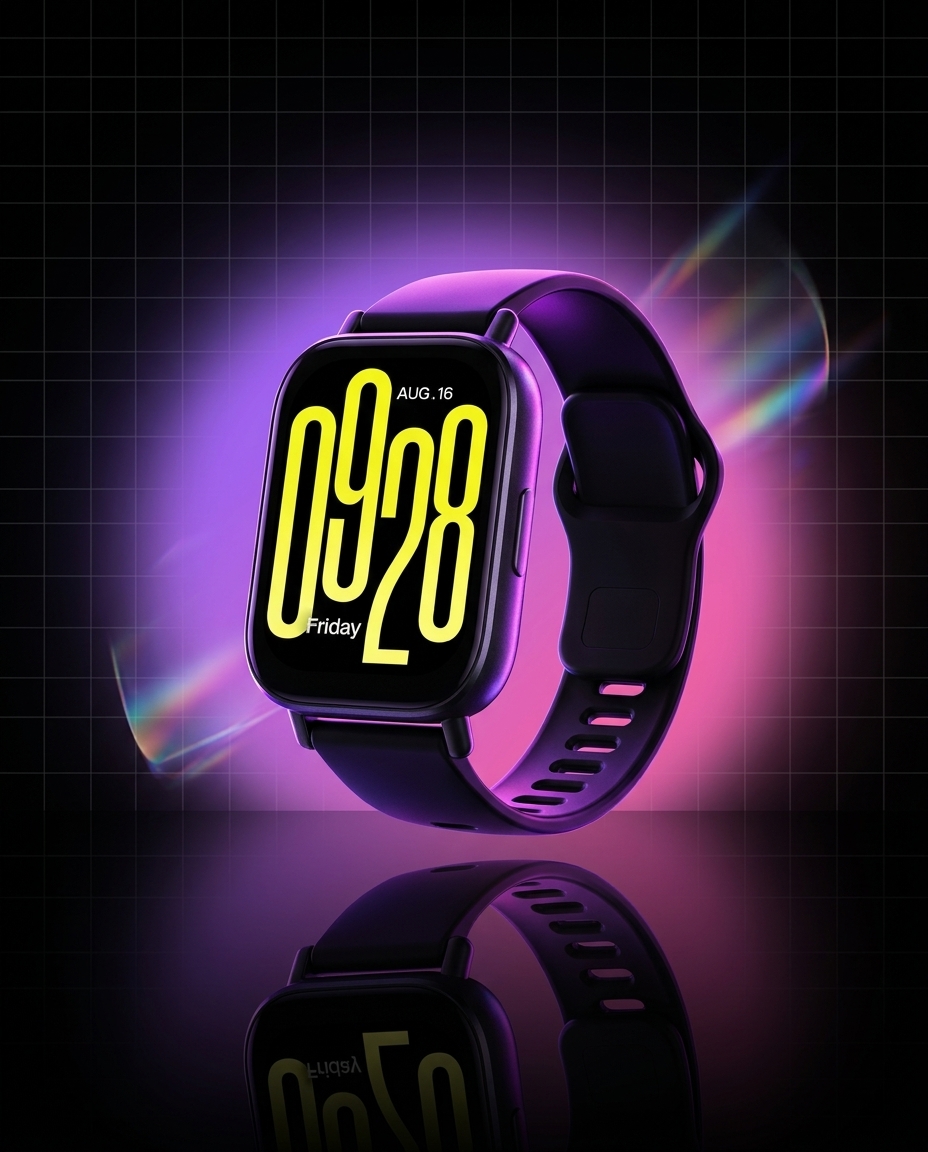 Xiaomi Redmi Watch 5 Active czarny smartwatch 2″ LCD 18 dni baterii 5ATM Bluetooth HyperOS — ujęcie 1