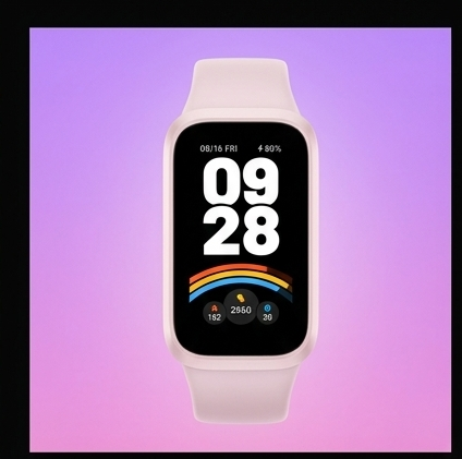 Xiaomi Smart Band 9 Active Pink, opaska fitness 18 dni bateria, 5ATM, puls, SpO2, 50 trybów — ujęcie 2