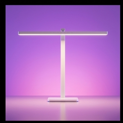 Xiaomi LED Desk Lamp 2 MJTD06YL, lampka biurkowa LED 60 cm, 1200 lm, 2700-5100K, sterowanie dotykiem i głosem — ujęcie 2