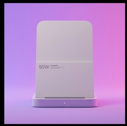 Xiaomi 50W Wireless Charging Stand Pro MDY-14-EN, podstawka indukcyjna z wentylatorem, Qi, iPhone, Samsung — ujęcie 2