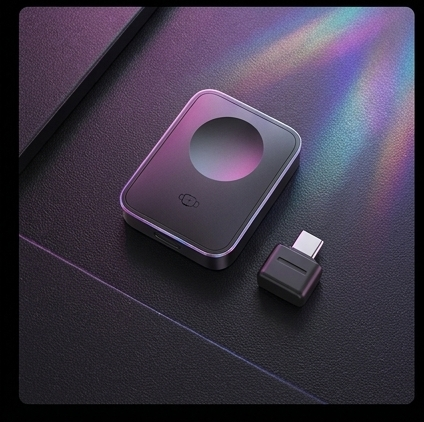 Baseus MagPro ładowarka magnetyczna do Apple Watch 2,5 W USB-C czarna, kompaktowa, podróżna — ujęcie 6