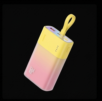 Baseus Popsicle powerbank 5200mAh 20W wbudowany kabel Lightning, szybkie ładowanie iPhone — ujęcie 3