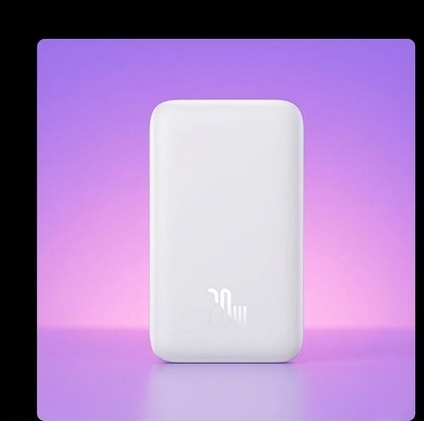 Baseus Magnetic Mini Air PPCXM06A powerbank MagSafe 6000mAh 15W wireless + PD 20W USB-C z kablem — ujęcie 2