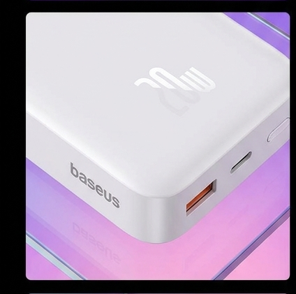 Baseus Magnetic Mini Air PPCXM06A powerbank MagSafe 6000mAh 15W wireless + PD 20W USB-C z kablem — ujęcie 4