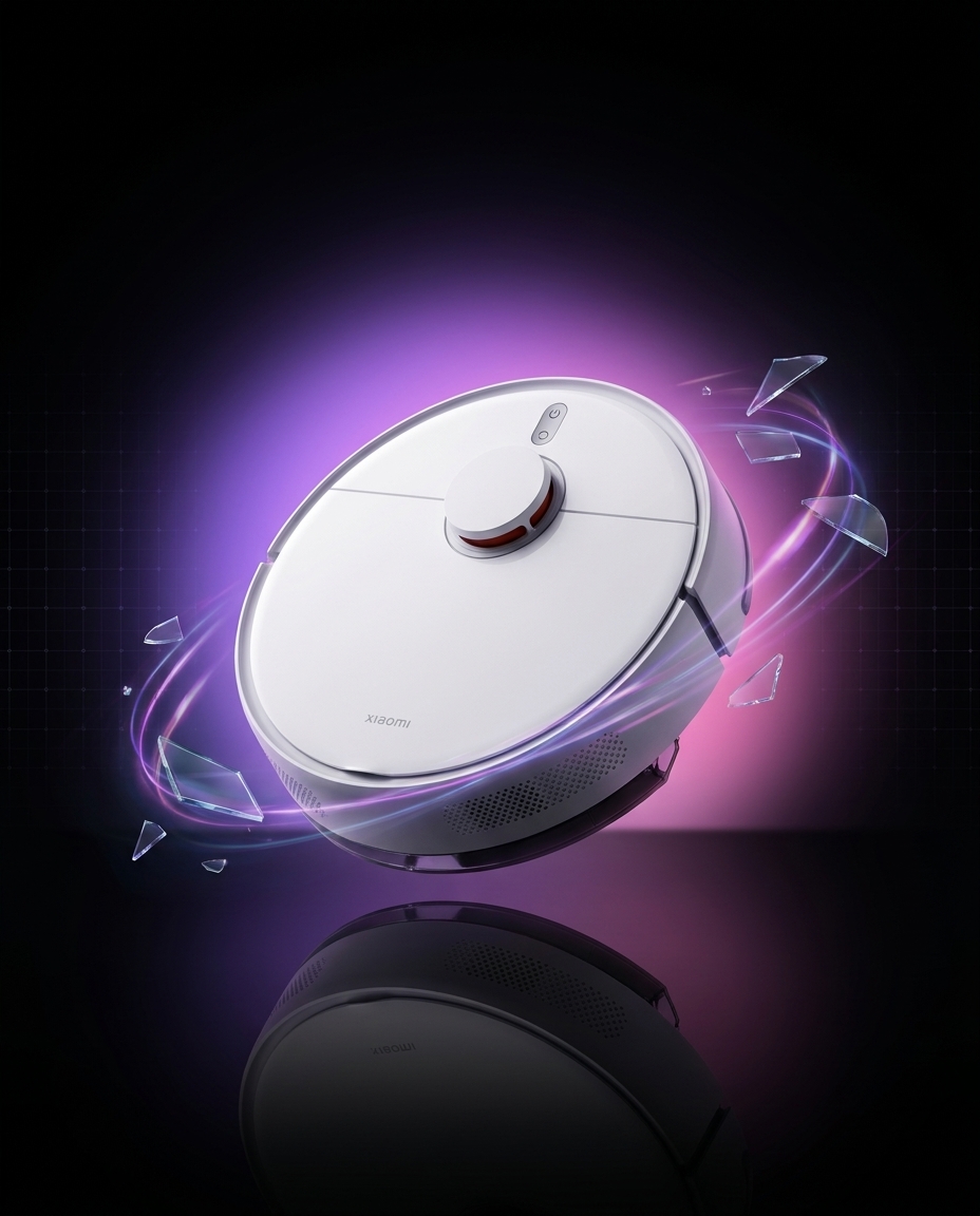 Xiaomi Robot Vacuum S40 Pro, robot odkurzający i mopujący 15000 Pa, LDS 360°, bateria 5200 mAh, do 180 m² — ujęcie 1