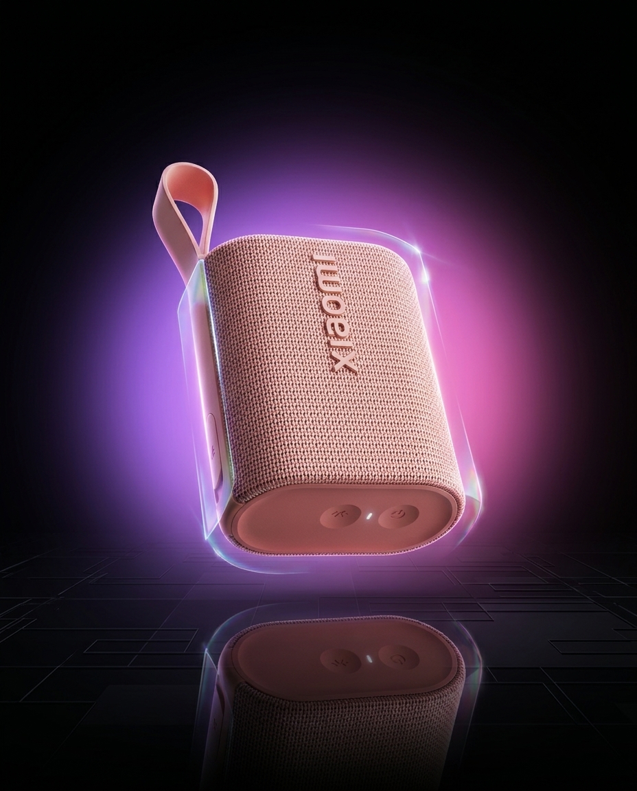 Xiaomi Sound Pocket Pink S28H-GL głośnik Bluetooth 5 W IP67 TWS 10h bateria USB-C — ujęcie 1