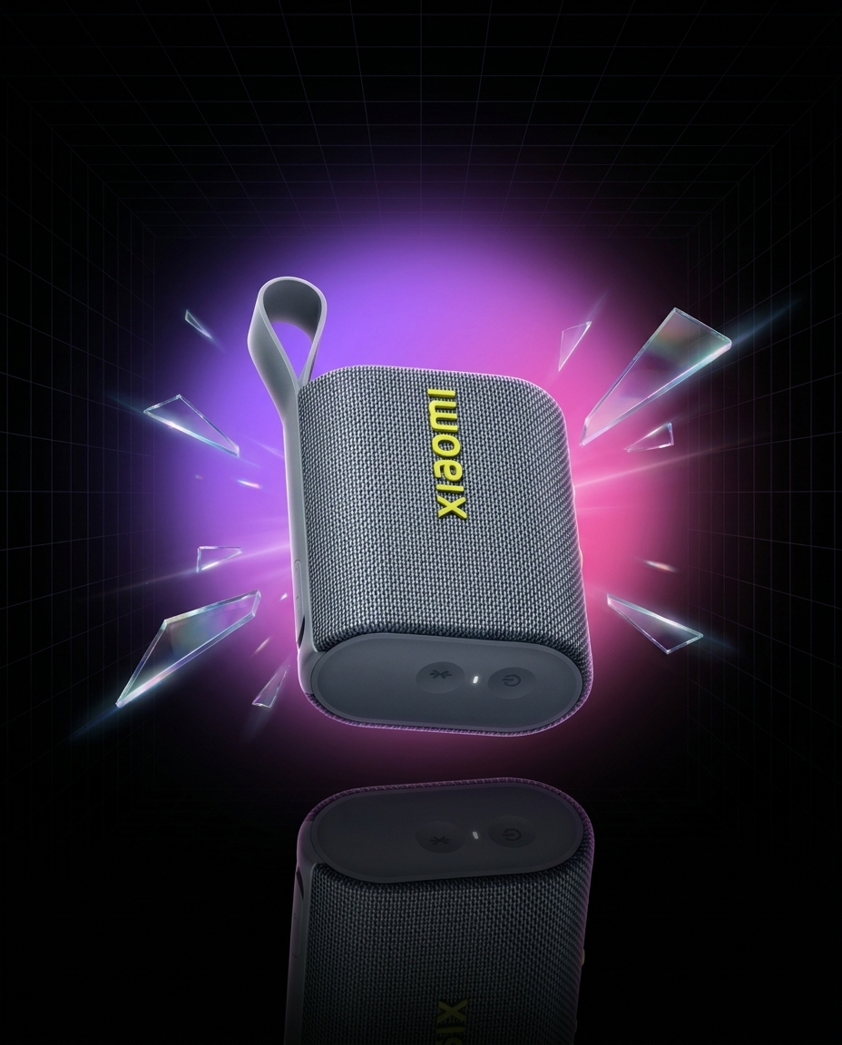 Xiaomi Sound Pocket Blue Gray S28H-GL, głośnik Bluetooth 5.4, IP67, 10 h, TWS, USB-C — ujęcie 1