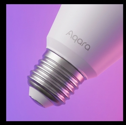 Aqara LED Bulb T2 CCT E27 LB-L02E, żarówka smart Thread, Zigbee, Matter, 950 lm, 10,5 W — ujęcie 4