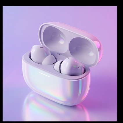 Xiaomi Redmi Buds 8 Pro Cloud White, słuchawki TWS ANC 55dB, LDAC, Dolby Audio, IP54, Bluetooth 5.4 — ujęcie 3