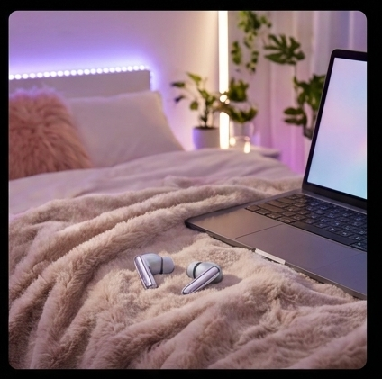 Xiaomi Redmi Buds 8 Pro TWS słuchawki bezprzewodowe Glacier Blue ANC 55dB LDAC Dolby Audio Bluetooth 5.4 IP54 — ujęcie 5