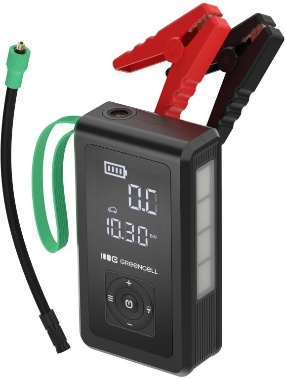 Green Cell PowerBoost Air rozrusznik samochodowy powerbank kompresor 8000mAh 1000A 150PSI CJSGC03 Green Cell PowerBoost Air rozrusznik samochodowy powerbank kompresor 8000mAh 1000A 150PSI CJSGC03