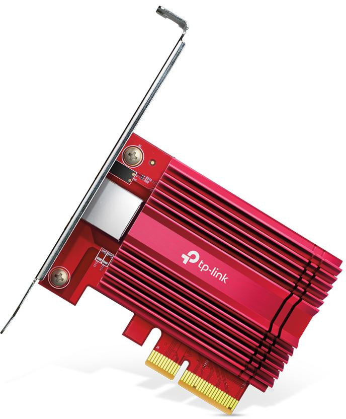 Karta sieciowa TP-Link TX401 10GbE PCIe 3.0 x4 10 Gigabit RJ45 10GBase-T kabel CAT6A Karta sieciowa TP-Link TX401 10GbE PCIe 3.0 x4 10 Gigabit RJ45 10GBase-T kabel CAT6A
