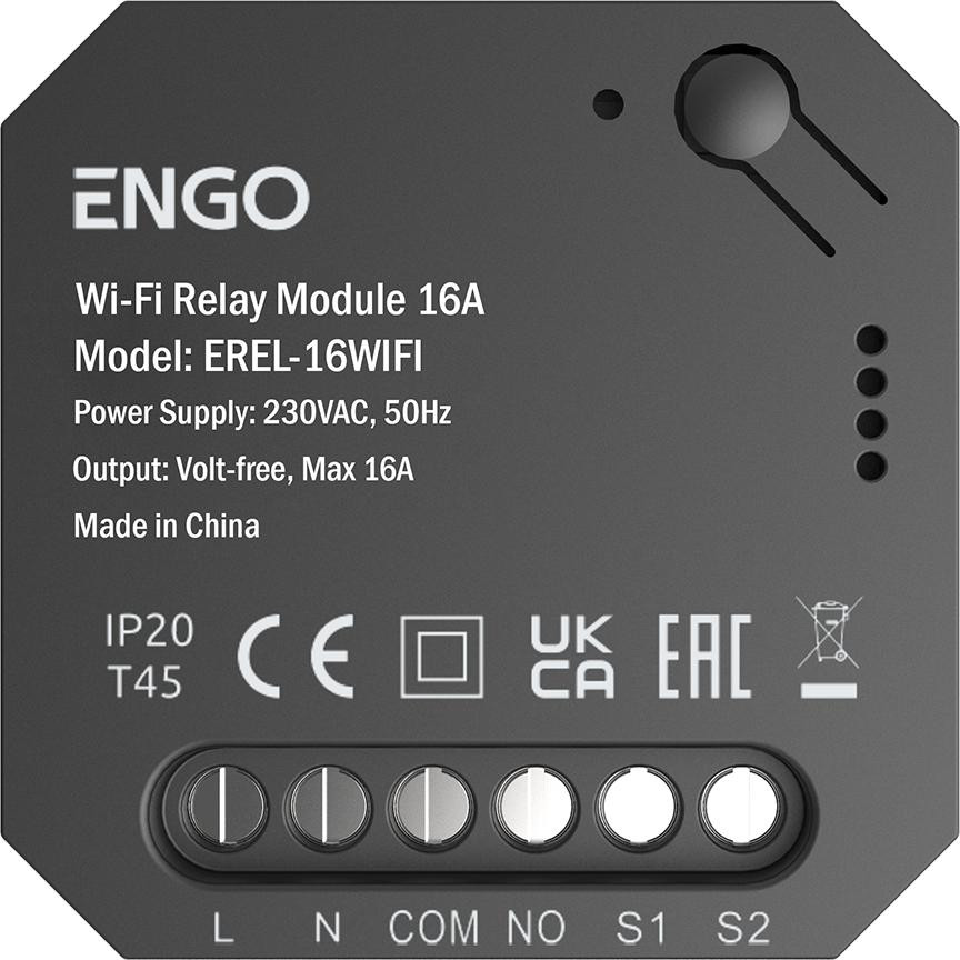 ENGO Controls EREL-16WIFI, Smart Relay, inteligentny przekaźnik WIFI do systemu ENGO Smart