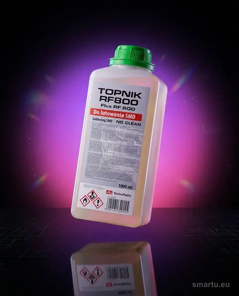Topnik RF800 do SMD 1000ml, lutowniczy zakraplacz bez mycia Topnik RF800 do SMD 1000ml, lutowniczy zakraplacz bez mycia