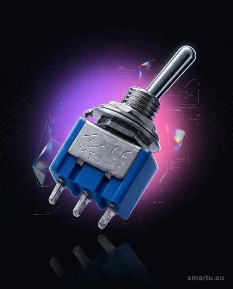Przełącznik MTS 103 3A 250V on-off-on do lutowania, przełącznik trójpozycyjny Przełącznik MTS 103 3A 250V on-off-on do lutowania, przełącznik trójpozycyjny