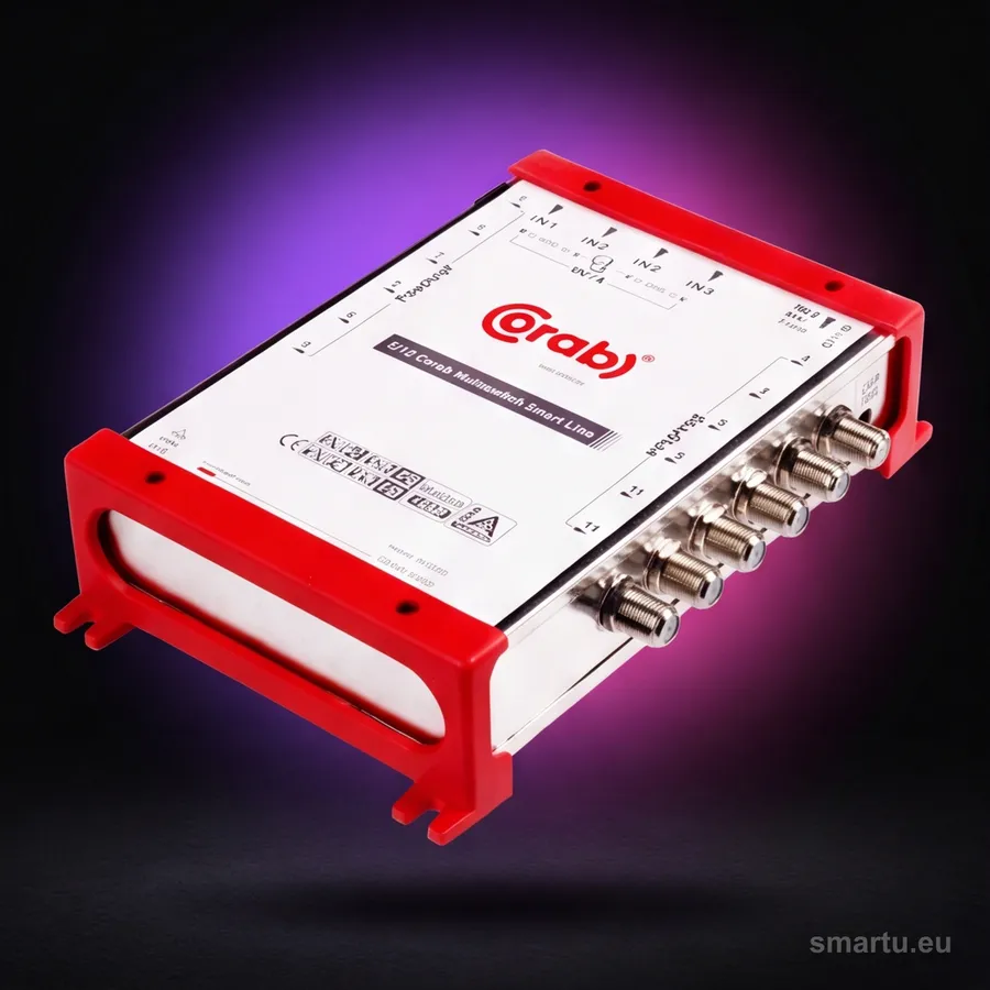 Multiswitch CORAB Smart Line 5/12 radiowy 5 wejść 12 wyjść z zasilaczem do TV SAT i DVB-T Multiswitch CORAB Smart Line 5/12 radiowy 5 wejść 12 wyjść z zasilaczem do TV SAT i DVB-T