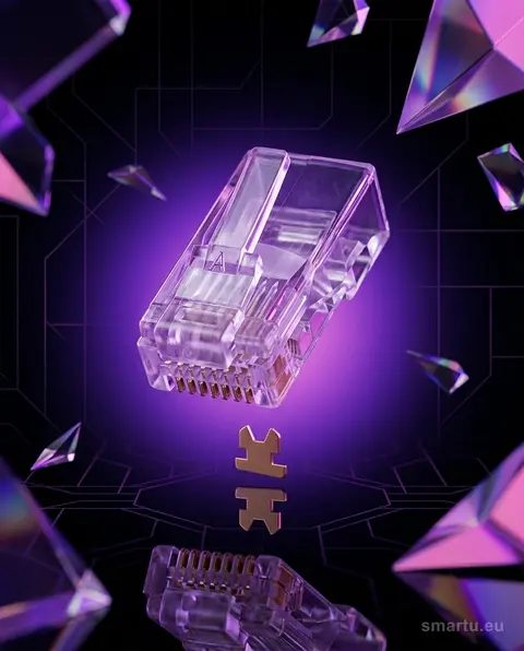 Wtyk telefoniczny 8P8C RJ45 linka 100 szt., złącze sieciowe Wtyk telefoniczny 8P8C RJ45 linka 100 szt., złącze sieciowe