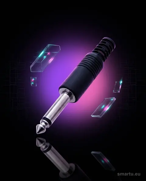 Wtyk Jack 6,3 mono plastikowy czarny HQ, opakowanie 20 szt. Wtyk Jack 6,3 mono plastikowy czarny HQ, opakowanie 20 szt.