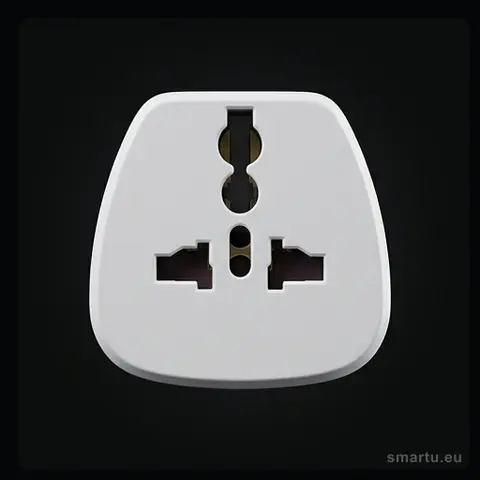 Adapter sieciowy Prolech, wtyk UK na gniazdo uniwersalne (PL, USA, UK) z uziemieniem, 13A biały Adapter sieciowy Prolech, wtyk UK na gniazdo uniwersalne (PL, USA, UK) z uziemieniem, 13A biały