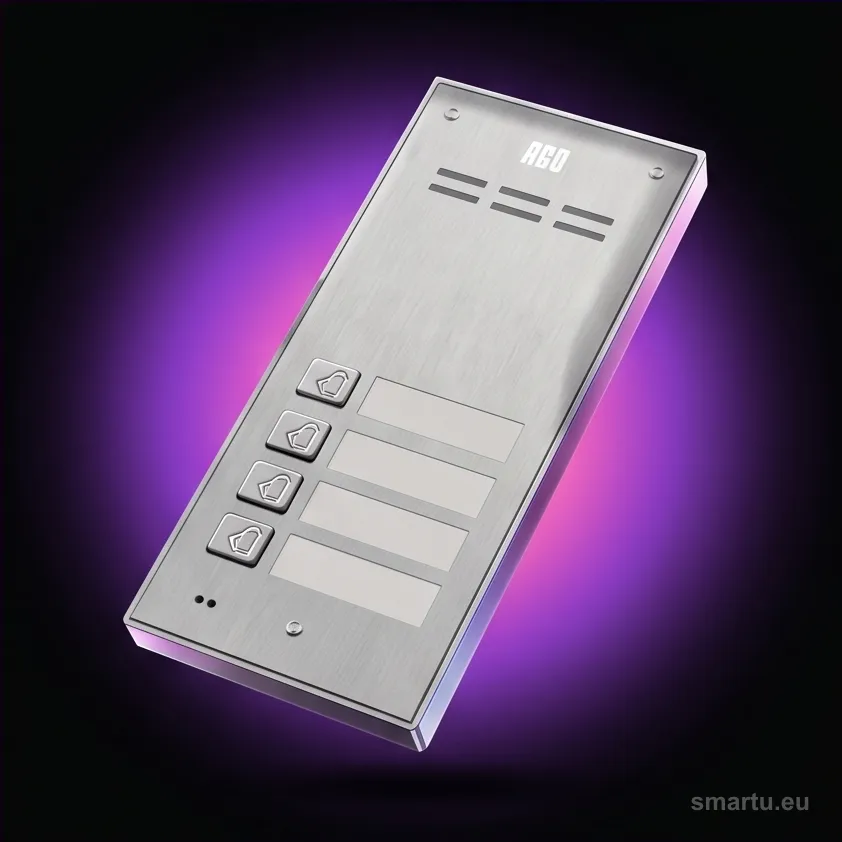 Panel domofonowy ACO FAM-P-4NPACC NT natynkowy 4-rodzinny stal nierdzewna Panel domofonowy ACO FAM-P-4NPACC NT natynkowy 4-rodzinny stal nierdzewna