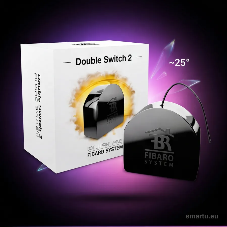 Moduł przekaźnikowy Double Switch 2 FIBARO FGS-223 Moduł przekaźnikowy Double Switch 2 FIBARO FGS-223