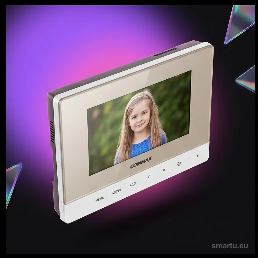 Monitor wideodomofonowy Commax CDV-70H WHITE 7 cali Fine View LED 230V biały Monitor wideodomofonowy Commax CDV-70H WHITE 7 cali Fine View LED 230V biały