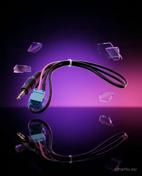 Blaupunkt wejście AUX Mini-ISO jack 3,5 mm do radia samochodowego Blaupunkt wejście AUX Mini-ISO jack 3,5 mm do radia samochodowego