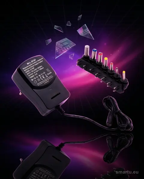 Zasilacz impulsowy wielozakresowy ZI1200 100-240V 12V 1200mA z regulacją napięcia - zdjęcie główne | smartu.eu Zasilacz impulsowy wielozakresowy ZI1200 100-240V 12V 1200mA z regulacją napięcia - zdjęcie główne | smartu.eu