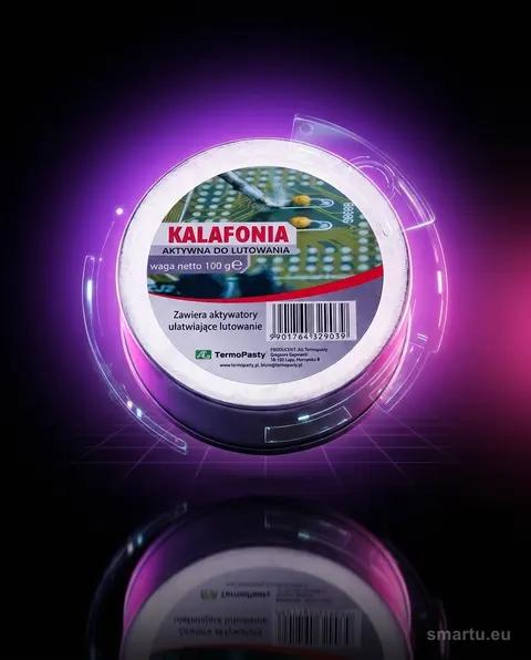 AG TermoPasty Kalafonia aktywna do lutowania 100g – ułatwia proces lutowania, zapobiega utlenianiu złączy AG TermoPasty Kalafonia aktywna do lutowania 100g – ułatwia proces lutowania, zapobiega utlenianiu złączy