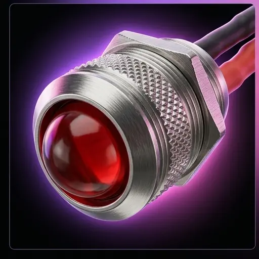 Dioda LED 5mm czerwona migająca 12V z przewodem, kontrolka sygnalizacyjna - galeria 2 | smartu.eu Dioda LED 5mm czerwona migająca 12V z przewodem, kontrolka sygnalizacyjna - galeria 2 | smartu.eu