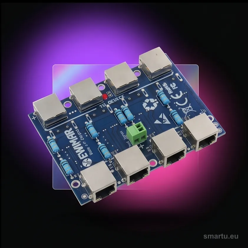 EWIMAR PTF-54-EXT/InPoE/P ogranicznik przepięć LAN 4-kanałowy z pasywnym PoE do kamer CCTV EWIMAR PTF-54-EXT/InPoE/P ogranicznik przepięć LAN 4-kanałowy z pasywnym PoE do kamer CCTV