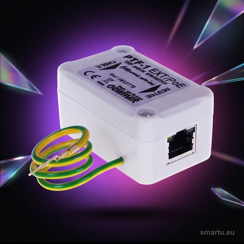 Zabezpieczenie przeciwprzepięciowe 1-kanałowe do kamer IP serii EXTREME EWIMAR PTF-51-EXT/PoE Zabezpieczenie przeciwprzepięciowe 1-kanałowe do kamer IP serii EXTREME EWIMAR PTF-51-EXT/PoE