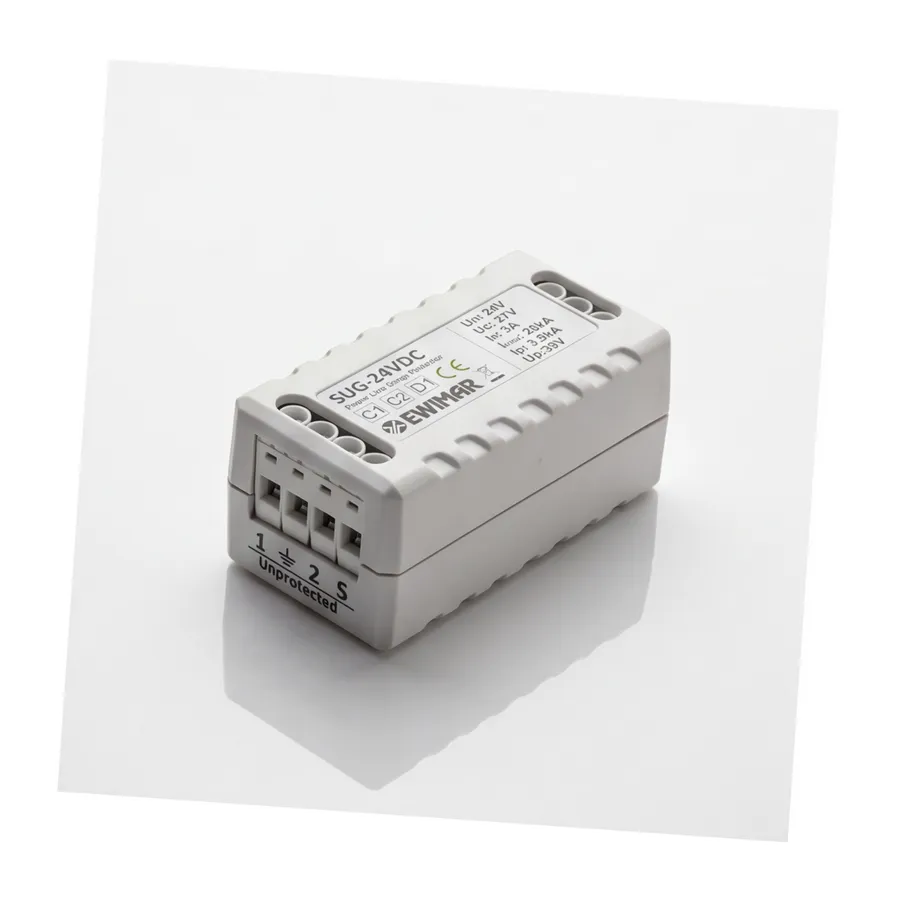 Zabezpieczenia linii zasilającej 24V DC EWIMAR SUG-24VDC Zabezpieczenia linii zasilającej 24V DC EWIMAR SUG-24VDC