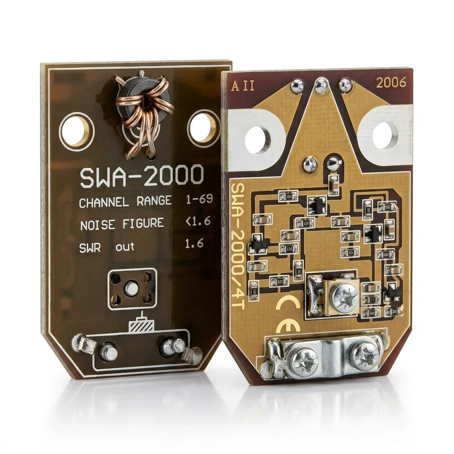 Wzmacniacz antenowy SWA-2000/4T, szerokopasmowy, 26-34 dB, niski poziom szumów, do puszki antenowej Wzmacniacz antenowy SWA-2000/4T, szerokopasmowy, 26-34 dB, niski poziom szumów, do puszki antenowej