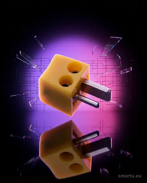 Wtyk głośnikowy kątowy skręcany żółty, profesjonalny connector audio Wtyk głośnikowy kątowy skręcany żółty, profesjonalny connector audio