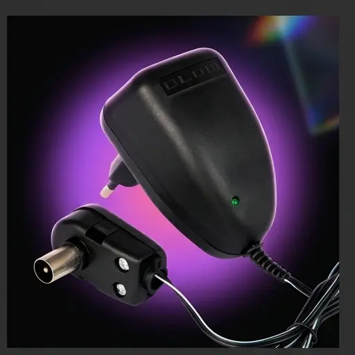 Zasilacz antenowy BLOW stabilizowany do anteny DVB-T, z filtrem, wtykiem F, RoHS, do wzmacniaczy sygnału TV - galeria 1 | smartu.eu Zasilacz antenowy BLOW stabilizowany do anteny DVB-T, z filtrem, wtykiem F, RoHS, do wzmacniaczy sygnału TV - galeria 1 | smartu.eu
