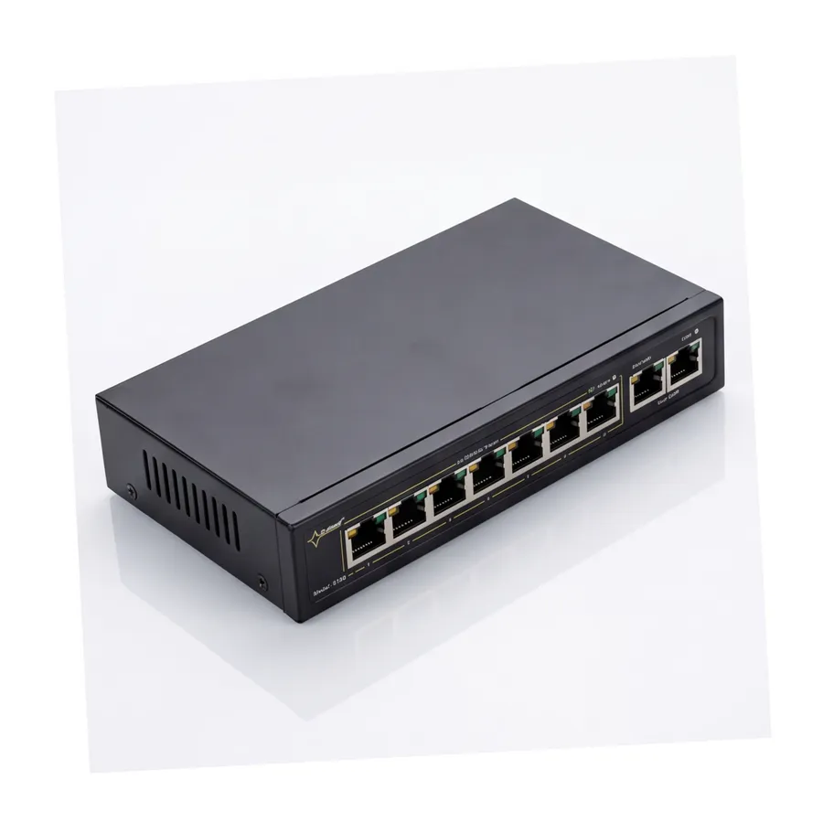SWITCH POE PULSAR S108 8+2 UPLINK POE+ 120W SWITCH POE PULSAR S108 8+2 UPLINK POE+ 120W