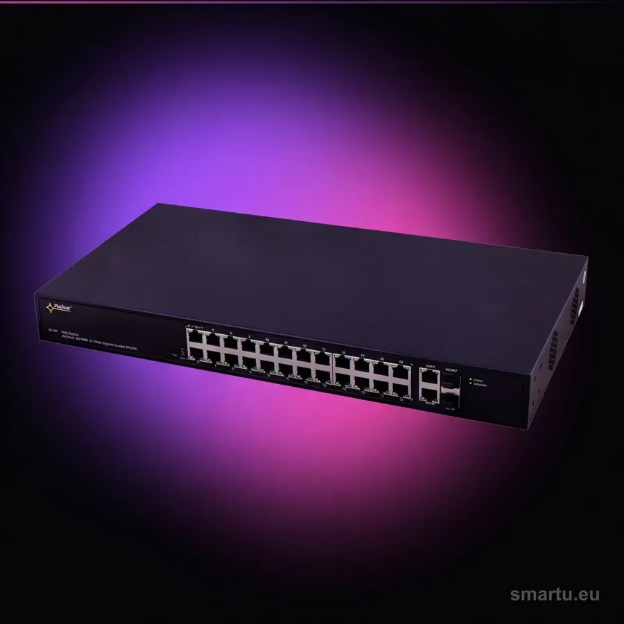 SWITCH POE PULSAR SF124 24+2 UPLINK/SFP POE+ GIGABIT SWITCH POE PULSAR SF124 24+2 UPLINK/SFP POE+ GIGABIT
