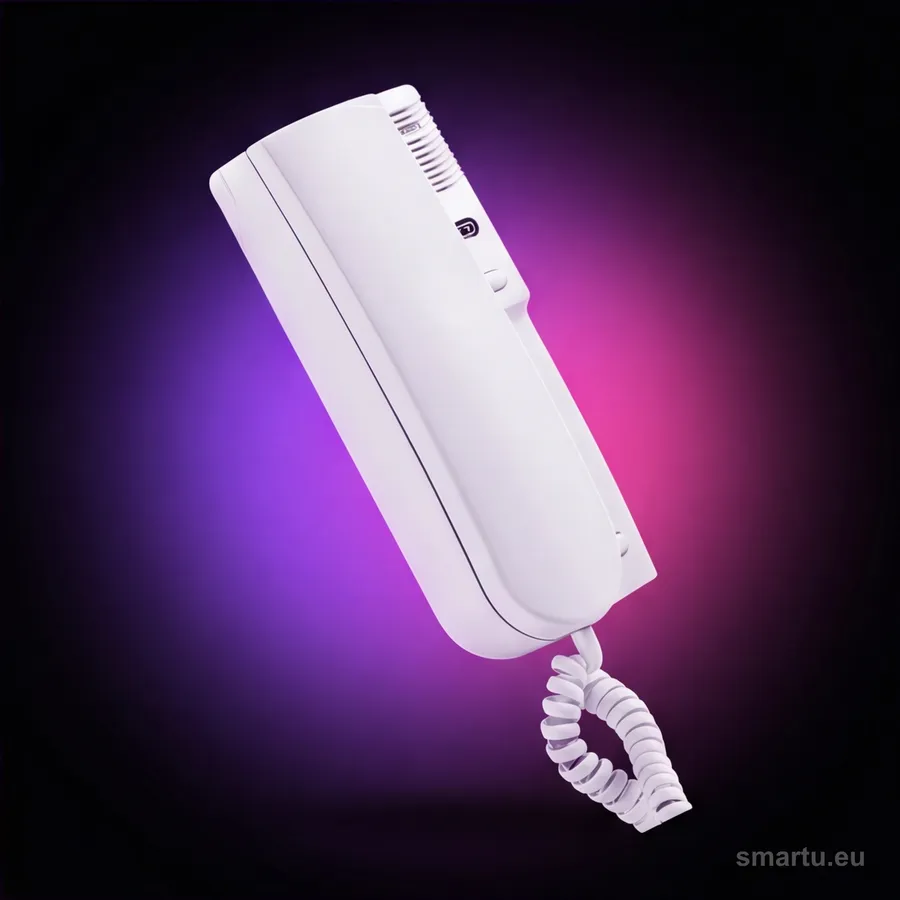 Laskomex LY-8M biały Unifon cyfrowy z sygnalizacją wywołania, LED, regulacją głośności, ster.bramą Laskomex LY-8M biały Unifon cyfrowy z sygnalizacją wywołania, LED, regulacją głośności, ster.bramą