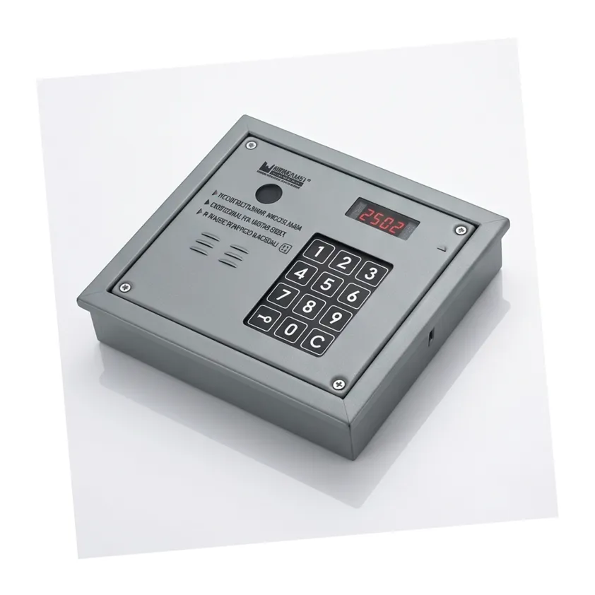 Laskomex CP-2503R srebrny Panel audio z czytnikiem kluczy RFID Laskomex CP-2503R srebrny Panel audio z czytnikiem kluczy RFID