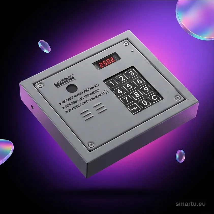 Laskomex CP-2503R srebrny Panel audio z czytnikiem kluczy RFID Laskomex CP-2503R srebrny Panel audio z czytnikiem kluczy RFID