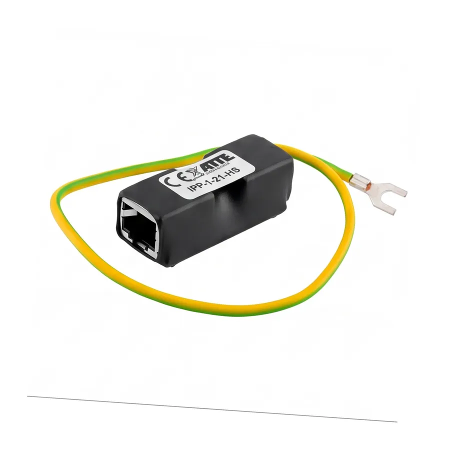 Ogranicznik przepięć Gigabit LAN + PoE ATTE IPP-1-21-HS Ogranicznik przepięć Gigabit LAN + PoE ATTE IPP-1-21-HS