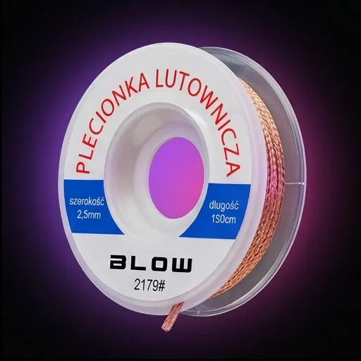 Plecionka do odsysania cyny 2.5 mm – taśma do precyzyjnego usuwania nadmiaru cyny z PCB - galeria 1 | smartu.eu Plecionka do odsysania cyny 2.5 mm – taśma do precyzyjnego usuwania nadmiaru cyny z PCB - galeria 1 | smartu.eu