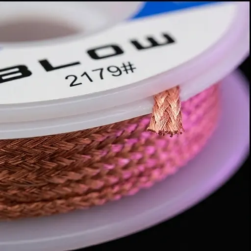 Plecionka do odsysania cyny 2.5 mm – taśma do precyzyjnego usuwania nadmiaru cyny z PCB - galeria 2 | smartu.eu Plecionka do odsysania cyny 2.5 mm – taśma do precyzyjnego usuwania nadmiaru cyny z PCB - galeria 2 | smartu.eu