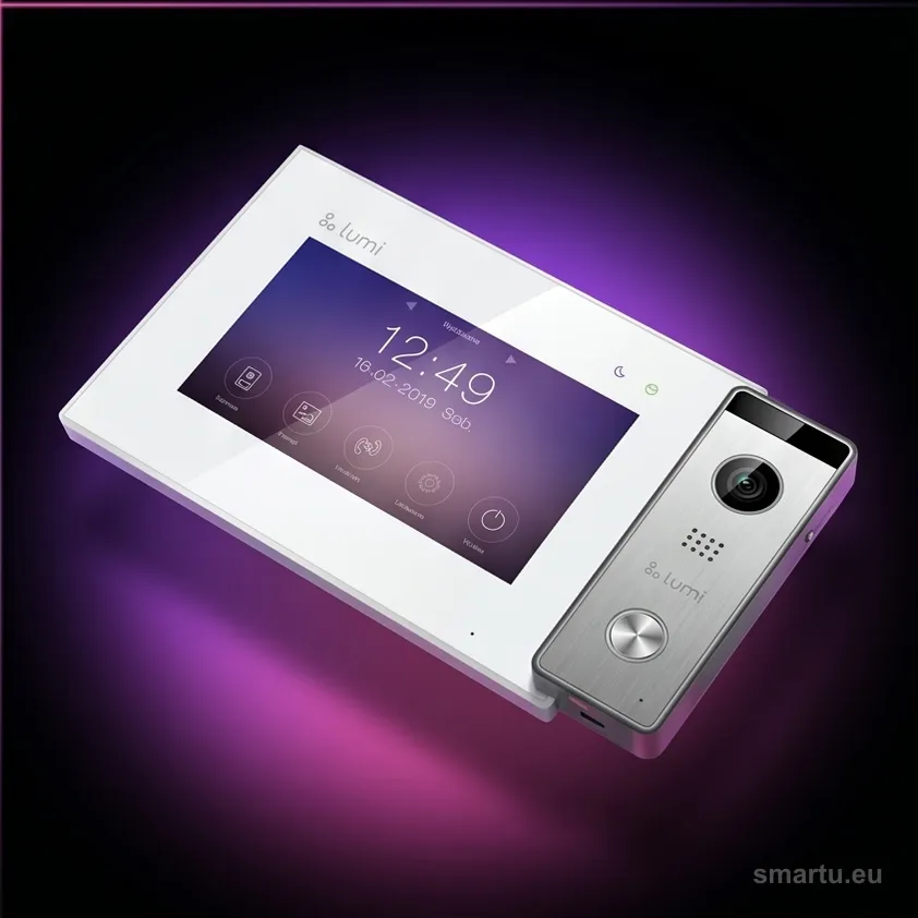 LUMI S4 zestaw wideodomofonowy, monitor dotykowy 7 cali, panel kamera 1080p, microSD LUMI S4 zestaw wideodomofonowy, monitor dotykowy 7 cali, panel kamera 1080p, microSD