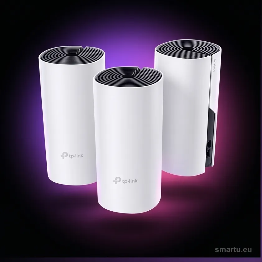 TP-Link Deco P9 3-pack mesh WiFi AC1200 PowerLine AV1000 do 560m² Gigabit Ethernet TP-Link Deco P9 3-pack mesh WiFi AC1200 PowerLine AV1000 do 560m² Gigabit Ethernet