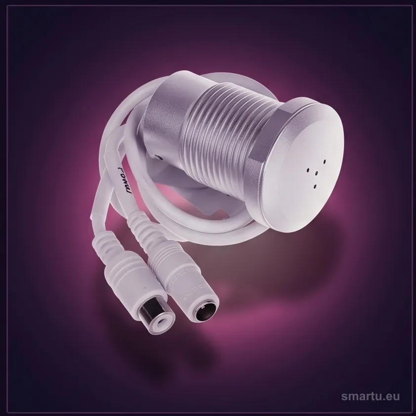 Dahua HAP120-V zewnętrzny moduł audio mikrofon IP66 IK10 do kamer CCTV na białym tle Dahua HAP120-V zewnętrzny moduł audio mikrofon IP66 IK10 do kamer CCTV na białym tle