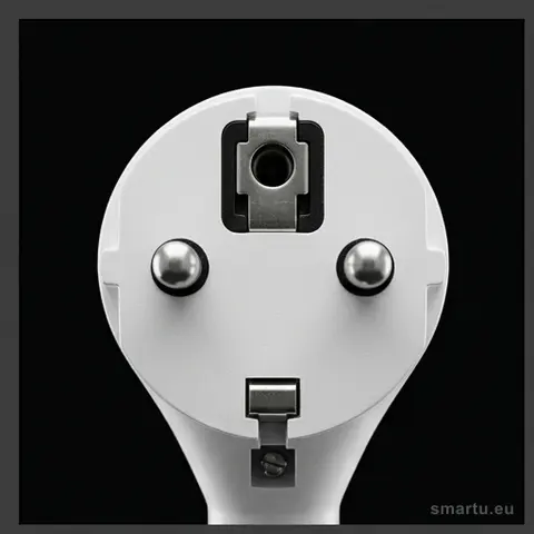 Wtyczka elektryczna kątowa WT-50 biała, 16A 250V, do montażu na przewodzie, Smartu.eu Wtyczka elektryczna kątowa WT-50 biała, 16A 250V, do montażu na przewodzie, Smartu.eu
